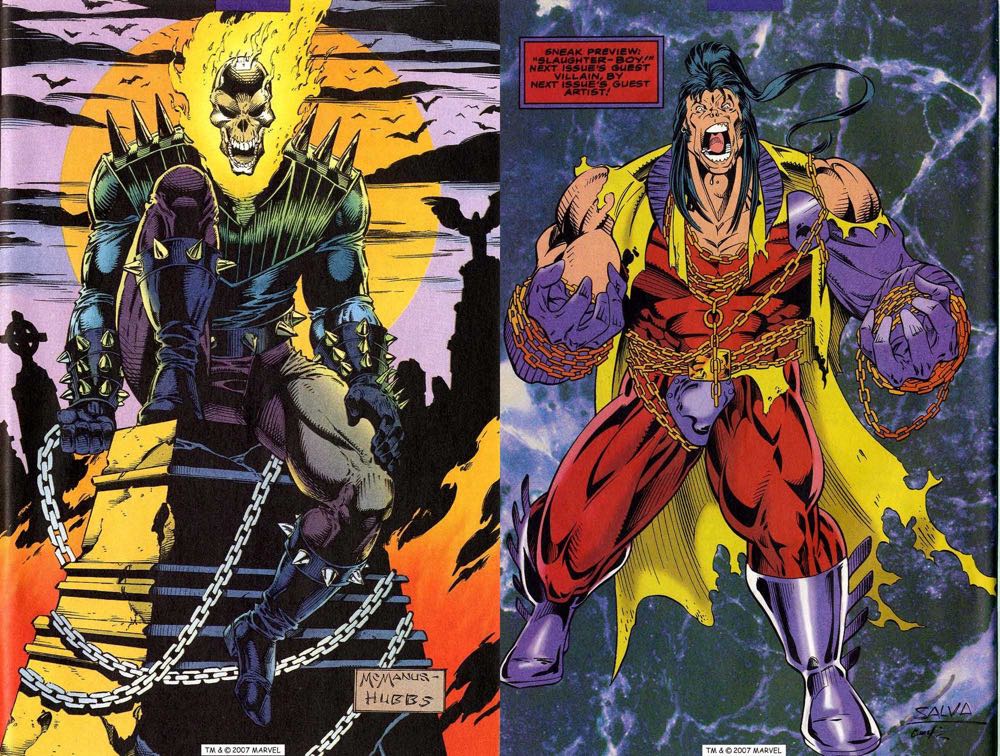 Ghost Rider (Vol 3 | 1990) - Marvel / Midnight Sons (50 - Jun 1994) comic book collectible [Barcode 759606013173] - Main Image 3