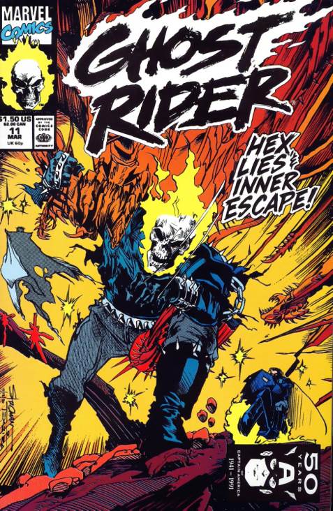Ghost Rider (Vol 2) - Marvel Comics (11 - Mar 1991) comic book collectible [Barcode 759606059706] - Main Image 1