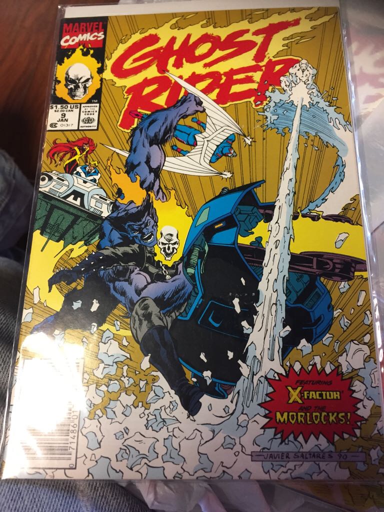 Ghost Rider (Vol. 2) - Marvel Comics (9 - Jan 1991) comic book collectible [Barcode 07148601317401] - Main Image 1