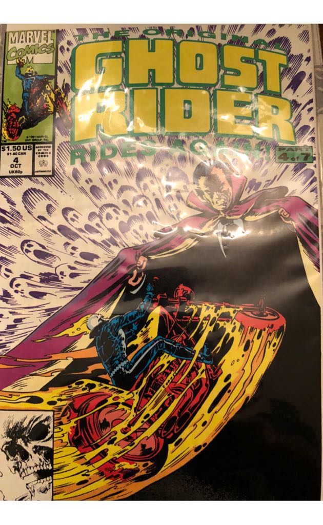Ghost Rider Original V1 #4 - Marvel Comics (4 - Oct 1991) comic book collectible - Main Image 1