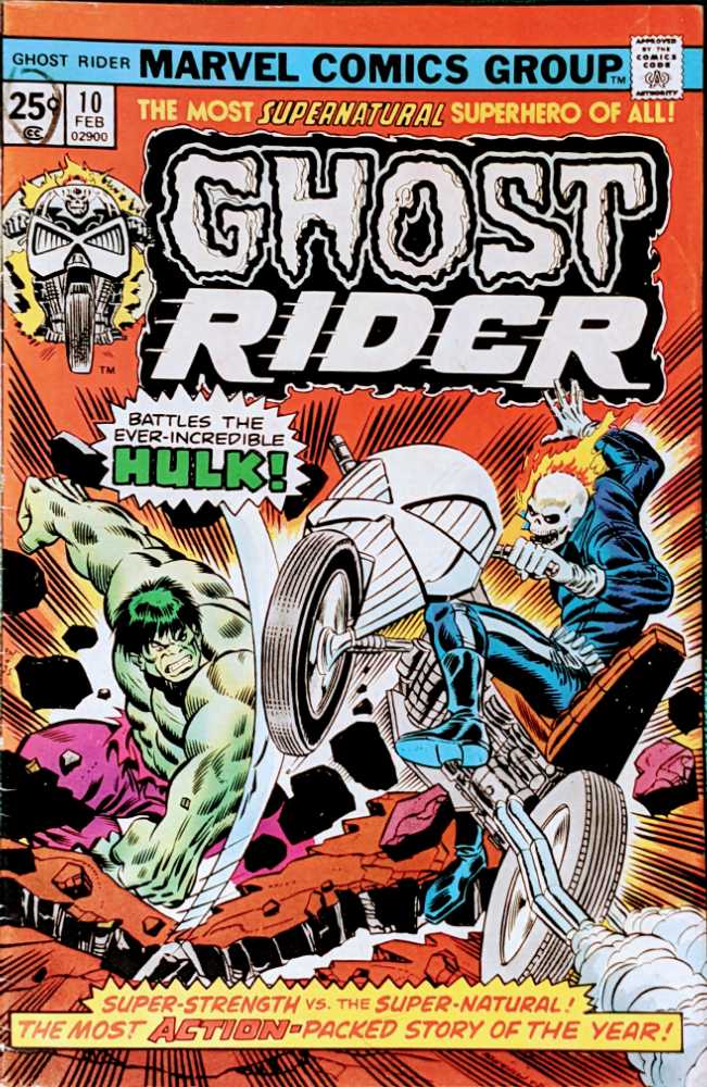 Ghost Rider (Vol 2 | 1973) - Marvel Comcs (10 - Feb 1975) comic book collectible - Main Image 2