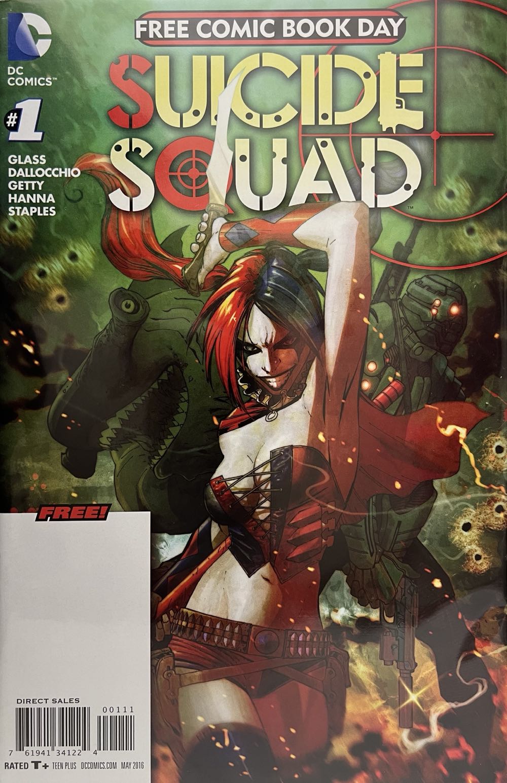 Suicide Squad - DC (1 - May 2016) comic book collectible [Barcode 76194134122400111] - Main Image 2