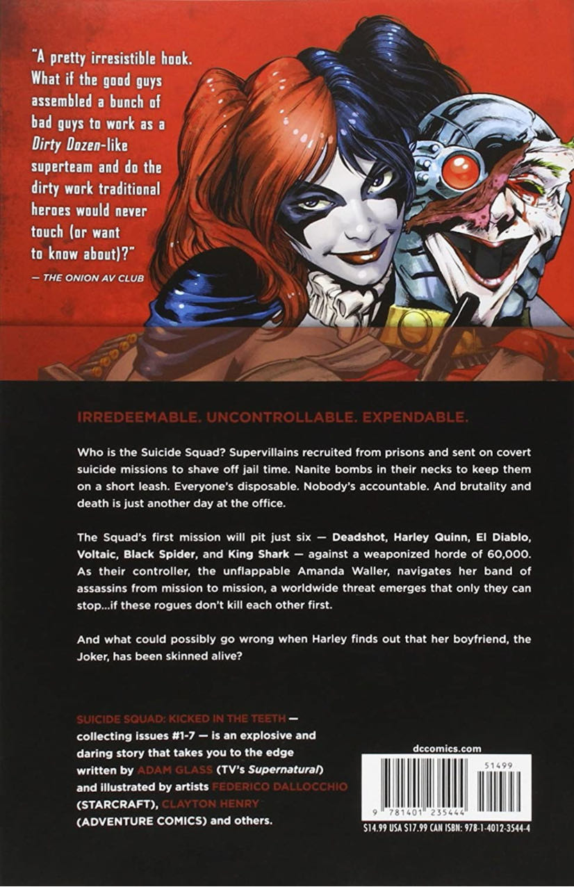 Suicide Squad Vol 1 - Kicked In The Teeth - DC Comics (1-7 - Jul 2012) comic book collectible [Barcode 978140123544451499] - Main Image 2