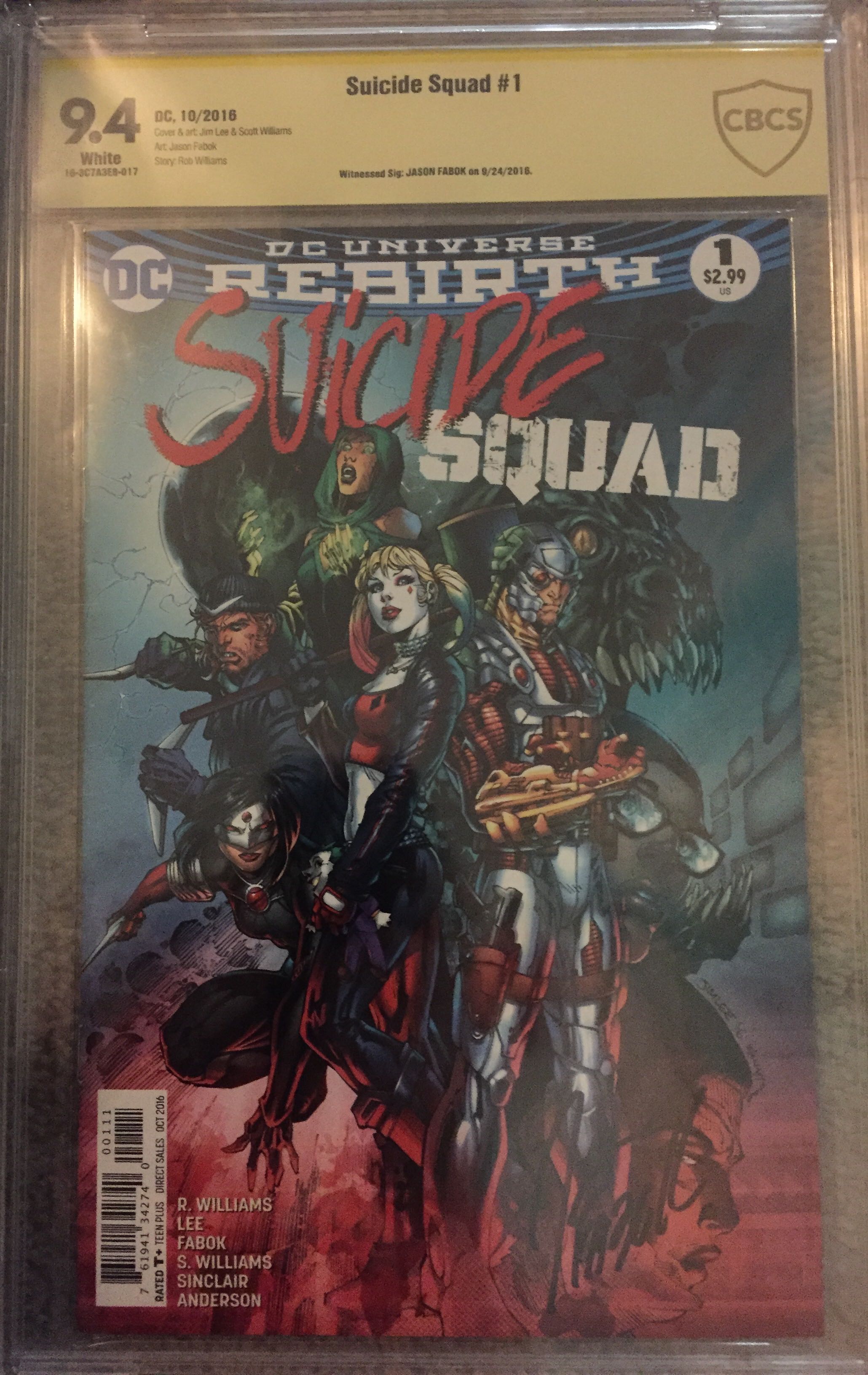 Suicide Squad (Vol. 4) - DC Comics (1 - Oct 2016) comic book collectible [Barcode 76194134274000111] - Main Image 2