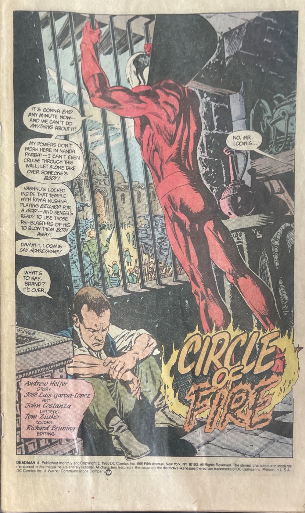 Deadman - DC Comics (4 - Jun 1986) comic book collectible - Main Image 2