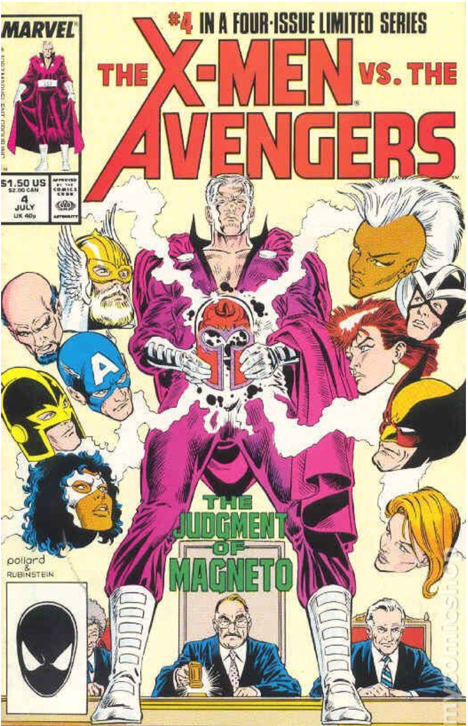 ZZZX-LS X-Men vs. The Avengers - Marvel Comics (1-4 - 04/1987) comic book collectible [Barcode 071486024705] - Main Image 4