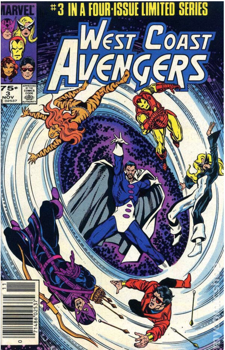 West Coast Avengers (Vol. 1) - Marvel Comics (1 - Sep 1984) comic book collectible [Barcode 7148602537] - Main Image 3