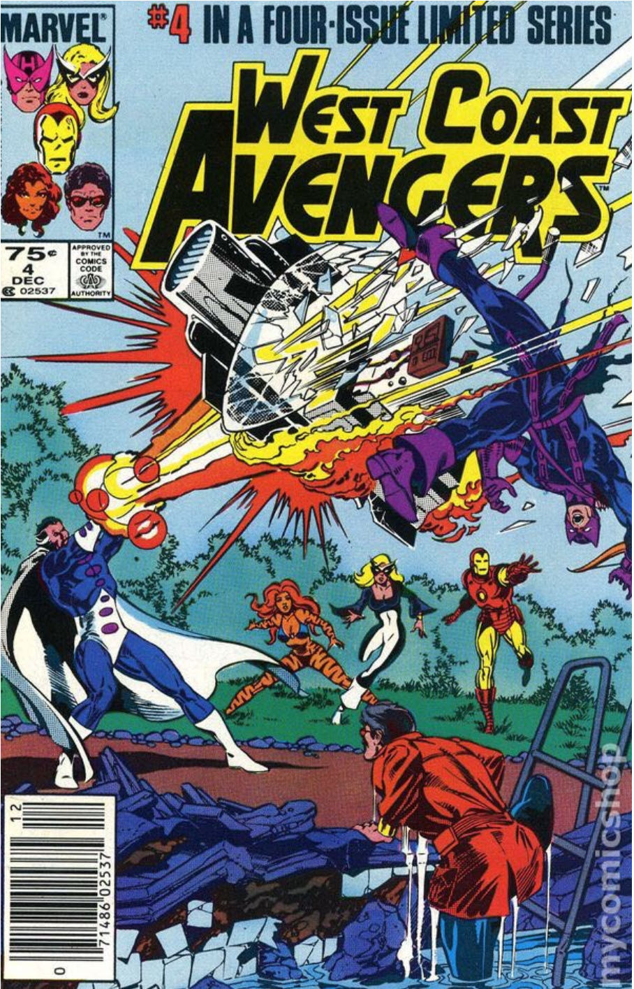 West Coast Avengers (Vol. 1) - Marvel Comics (1 - Sep 1984) comic book collectible [Barcode 7148602537] - Main Image 4