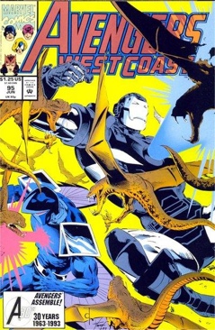 Avengers West Coast, The - Marvel (95 - Jun 1993) comic book collectible [Barcode 009281021001] - Main Image 1