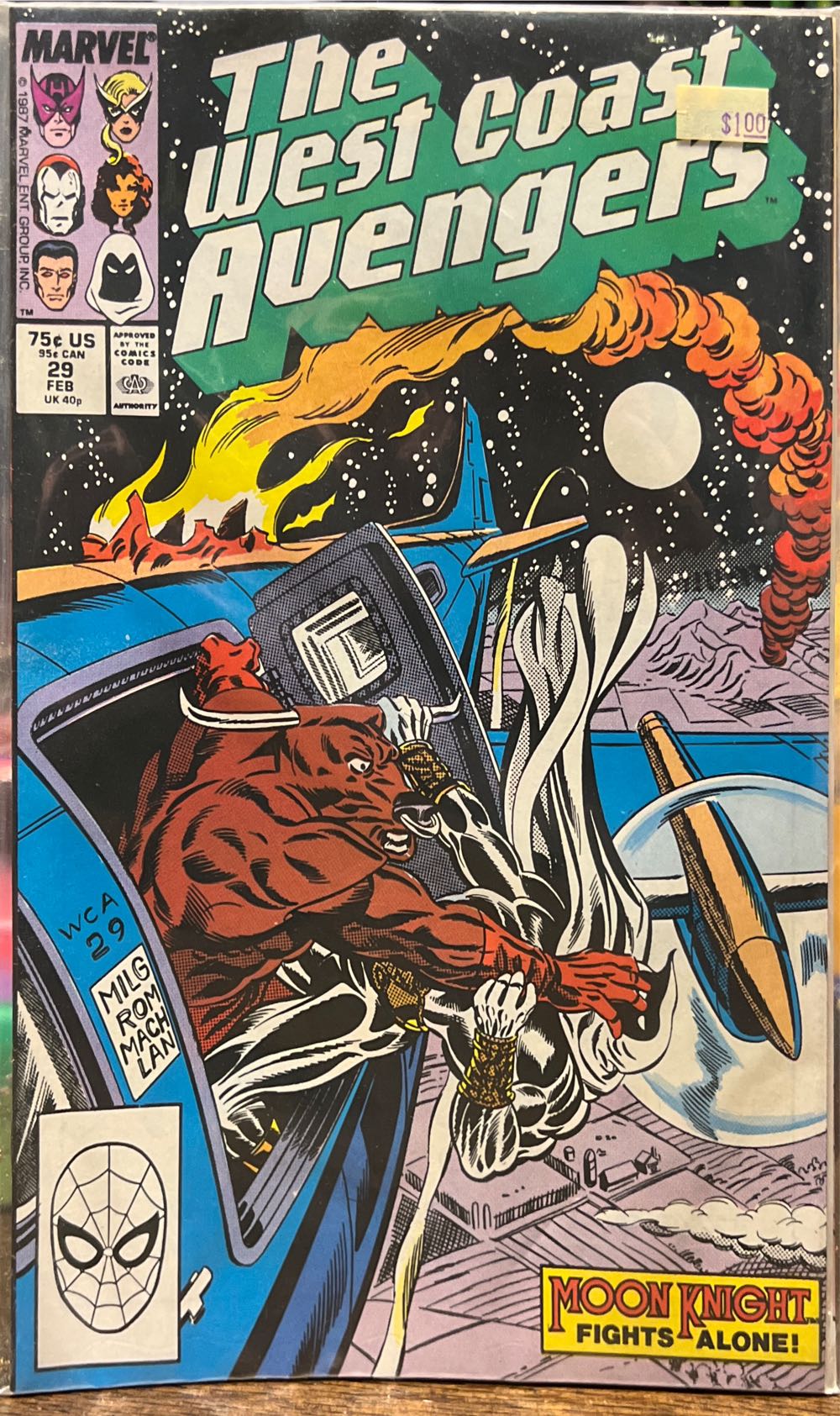 West Coast Avengers vol. 2 - Marvel (29 - Feb 1988) comic book collectible [Barcode 071486021001] - Main Image 4