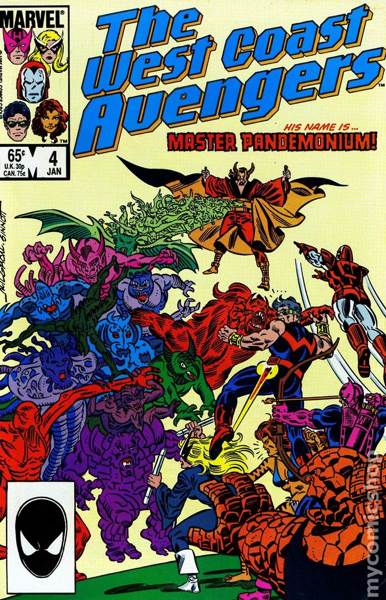 West Coast Avengers 🔑 - Marvel Comics (4 - 01/1986) comic book collectible [Barcode 759606021000] - Main Image 1