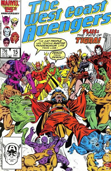 West Coast Avengers, The - Marvel Comics (15 - Dec 1986) comic book collectible [Barcode 759606021000] - Main Image 1