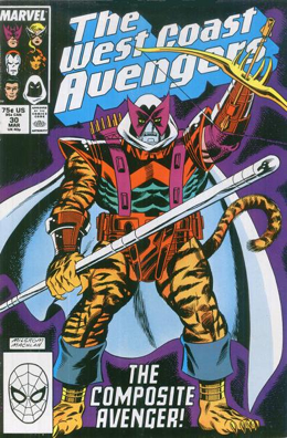 West Coast Avengers 30 - Marvel Comics (30 - Mar 1988) comic book collectible [Barcode 759606021000] - Main Image 1