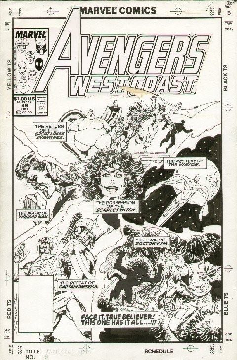 West Coast Avengers - Marvel (49 - Oct 1989) comic book collectible - Main Image 2