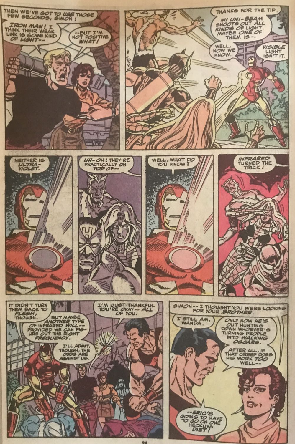 West Coast Avengers - Marvel Comics (67 - Feb 1991) comic book collectible [Barcode 071486025375] - Main Image 4