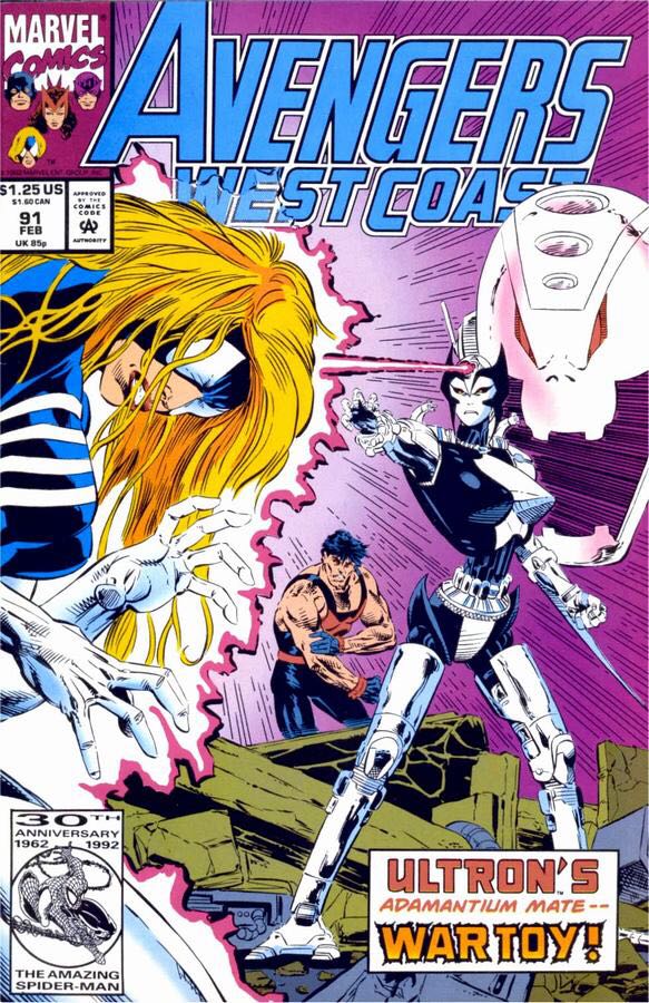 Avengers West Coast, The - Marvel (91 - Feb 1993) comic book collectible [Barcode 071486025375] - Main Image 1