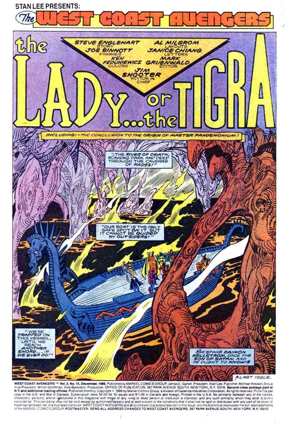 The West Coast Avengers - Marvel Comics (15 - Dec 1986) comic book collectible [Barcode 07148602100100111] - Main Image 4