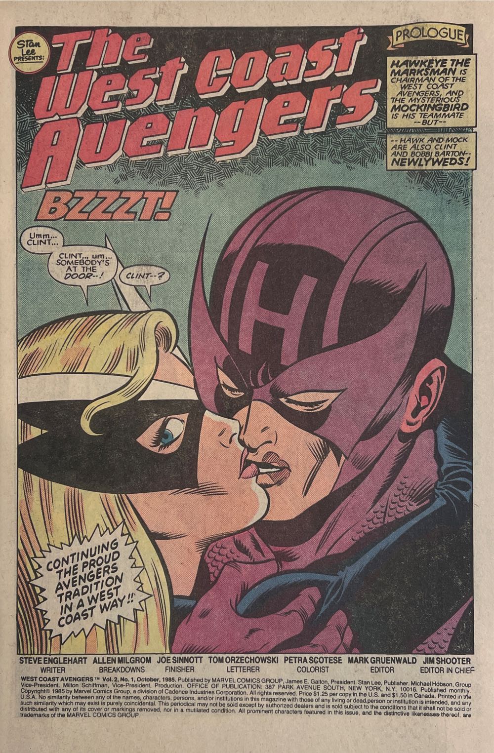 West Coast Avengers - Marvel (1 - Oct 1985) comic book collectible [Barcode 071486021001] - Main Image 2