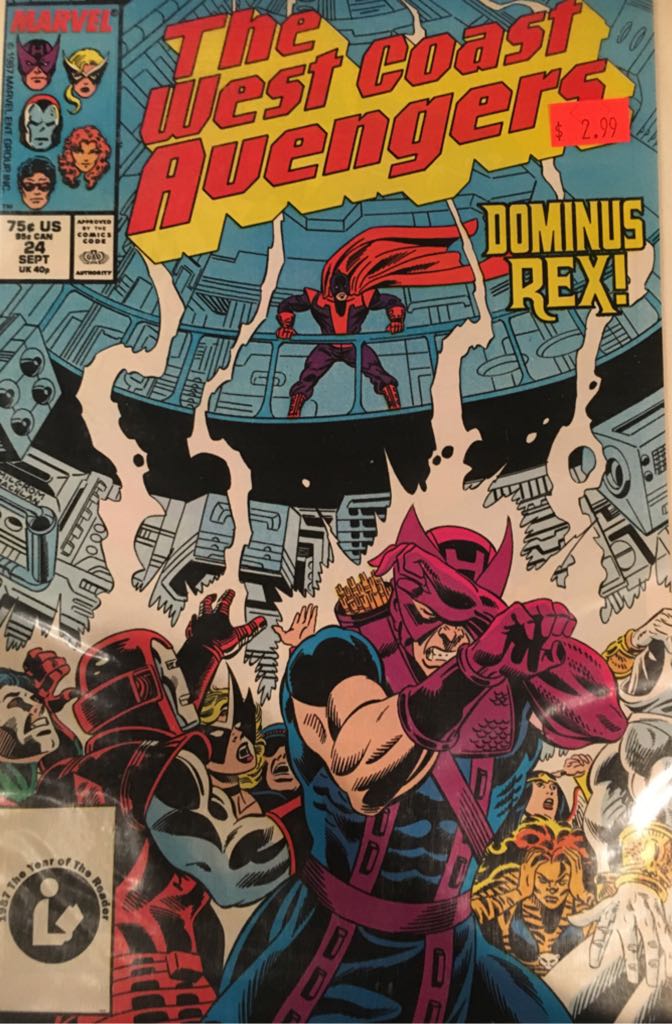 West Coast Avengers, The - Marvel (24 - Sep 1987) comic book collectible [Barcode 071486025375] - Main Image 1