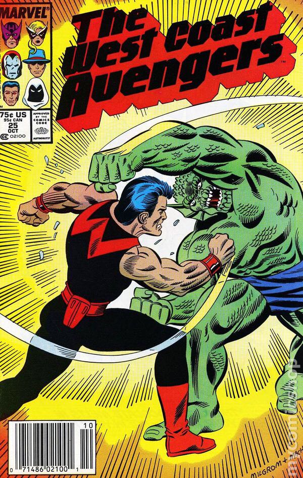 West Coast Avengers, The - Marvel (25 - Oct 1987) comic book collectible [Barcode 071486025375] - Main Image 1
