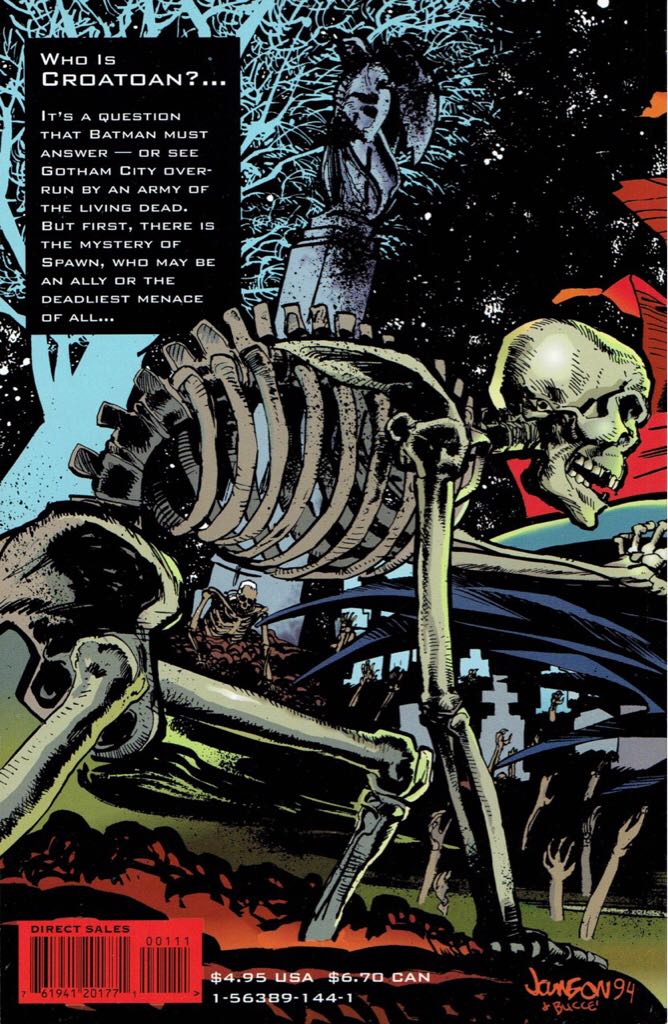 Batman | Spawn - War Devil - DC Comics (1 - Apr 1994) comic book collectible [Barcode 761941201771] - Main Image 2