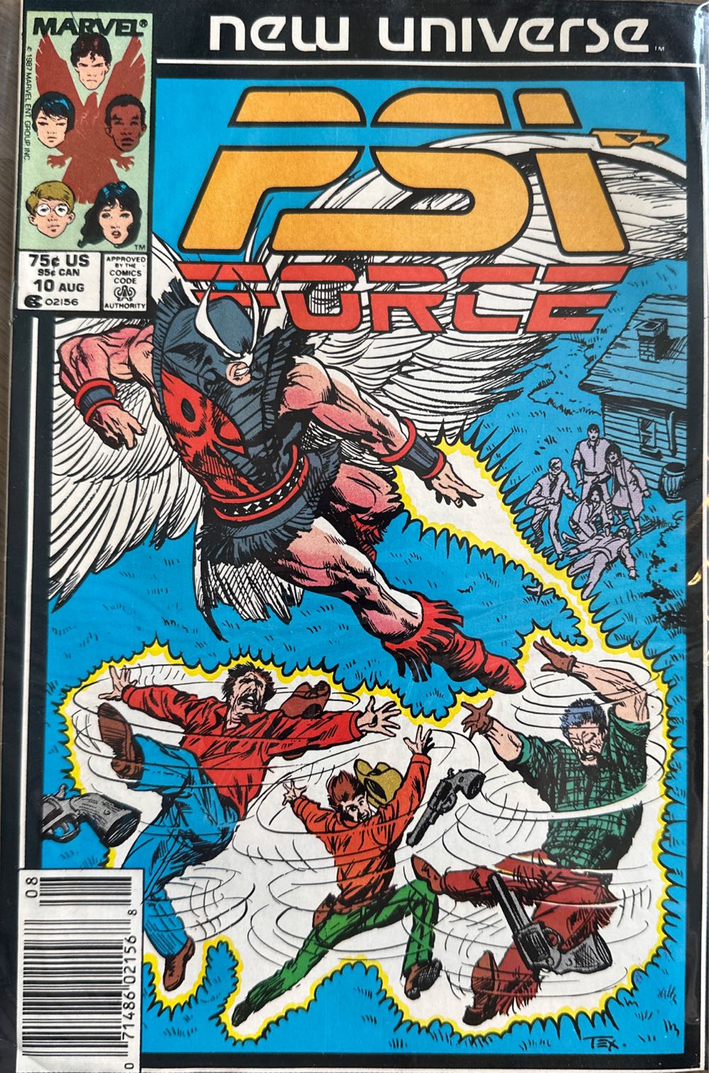 PsI Force - Marvel Comcs (10 - Aug 1987) comic book collectible [Barcode 071486021568] - Main Image 3