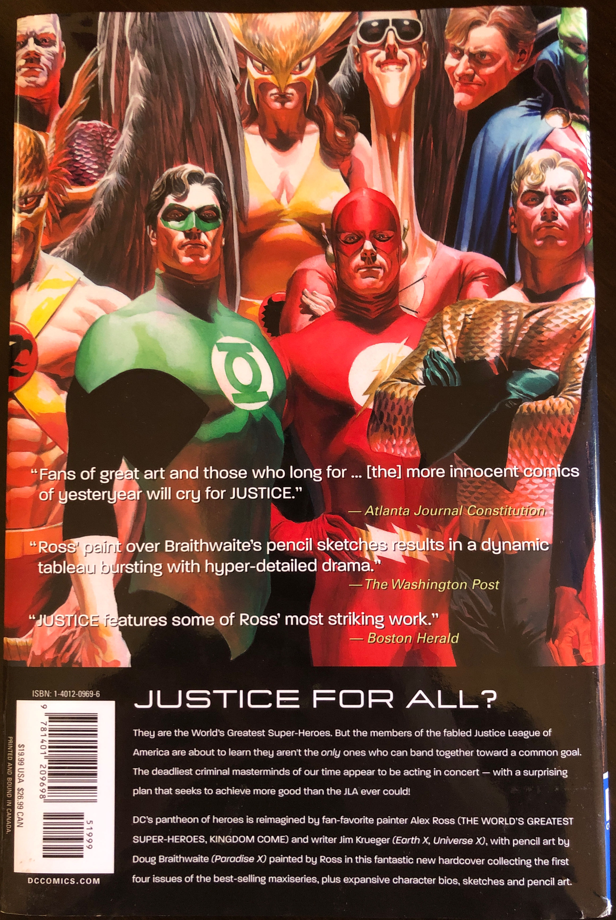 Justice:Vol 1 HC - DC (1 - Sep 2006) comic book collectible [Barcode 978140120969851999] - Main Image 4