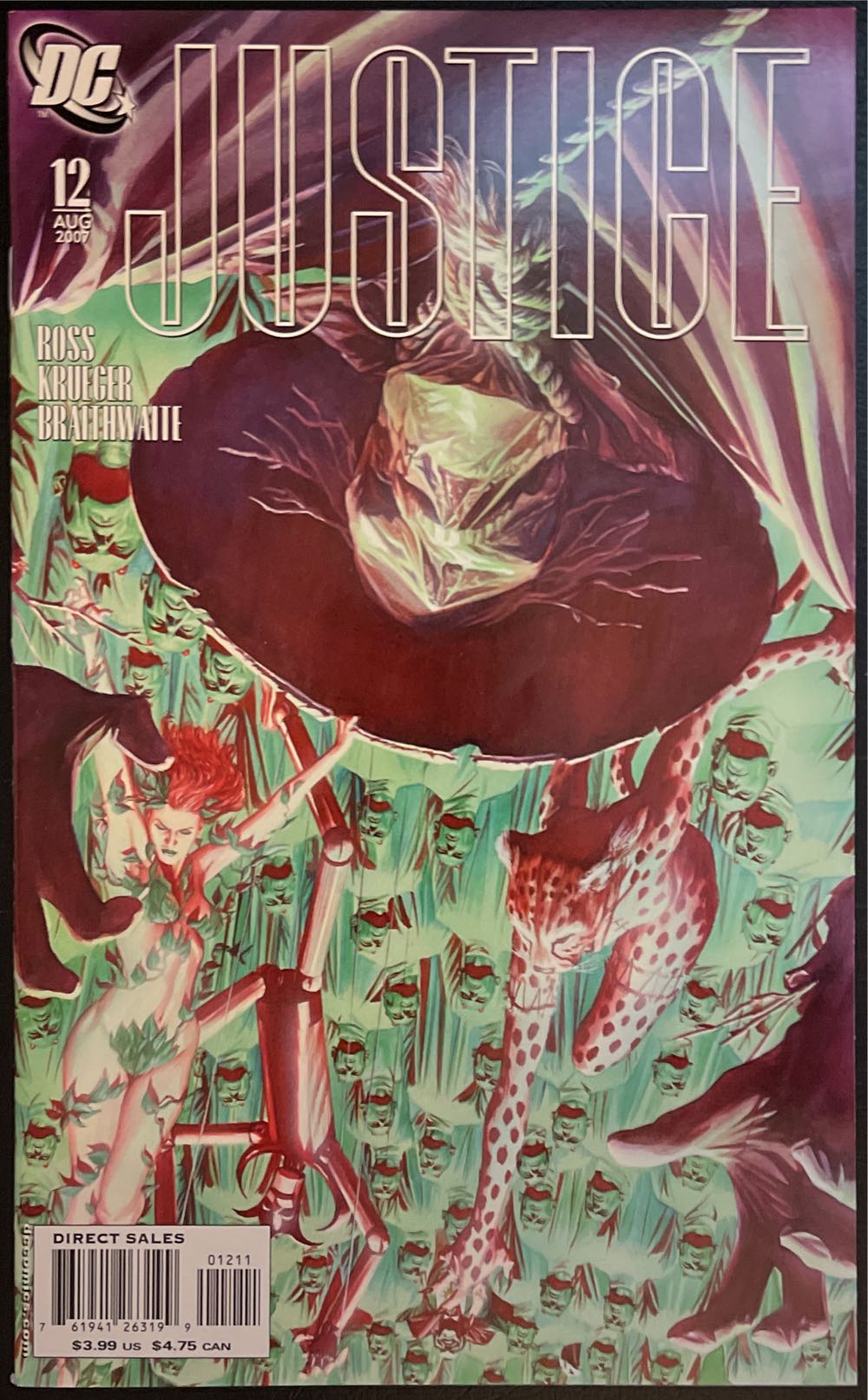 Justice - DC (12 - Aug 2007) comic book collectible [Barcode 76194124509601211] - Main Image 2