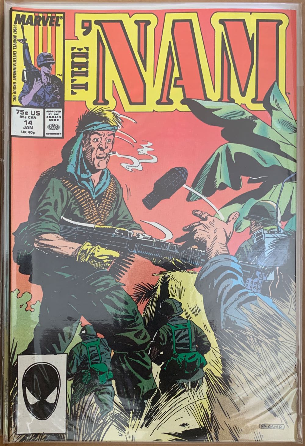 ‘Nam (1986) - Marvel (14 - 01/1988) comic book collectible [Barcode 071486024354] - Main Image 2