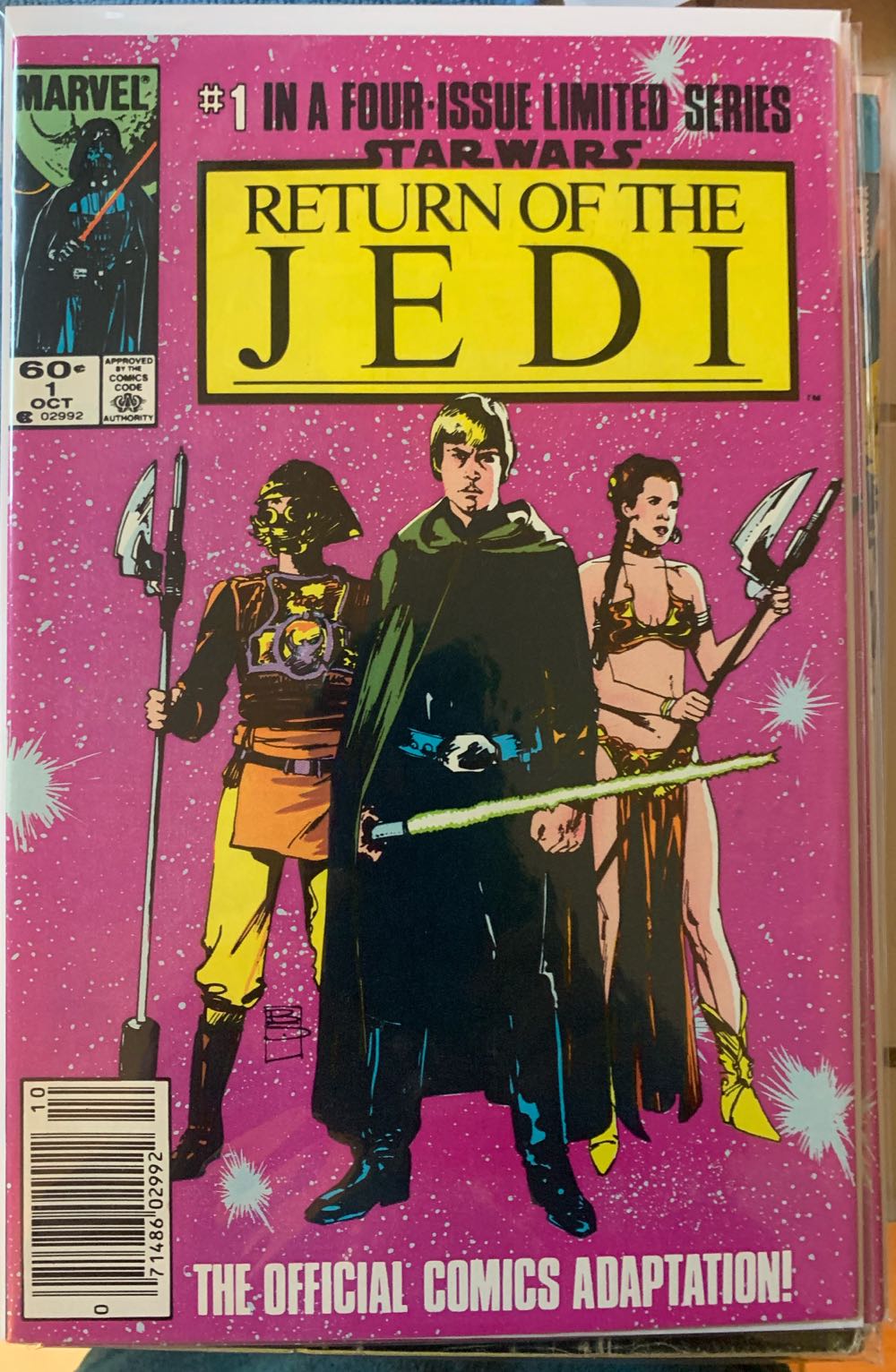 Star Wars: Return of the Jedi - Marvel (1 - Oct 1983) comic book collectible [Barcode 4552571166] - Main Image 3