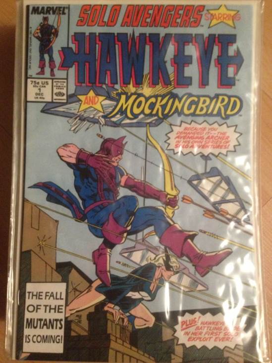 Solo Avengers: Hawkeye - Marvel Comics (1 - Dec 1987) comic book collectible [Barcode 071486026518] - Main Image 1