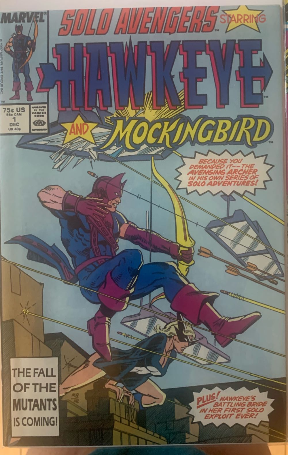 Solo Avengers - Marvel (1 - Dec 1987) comic book collectible [Barcode 071486026518] - Main Image 3