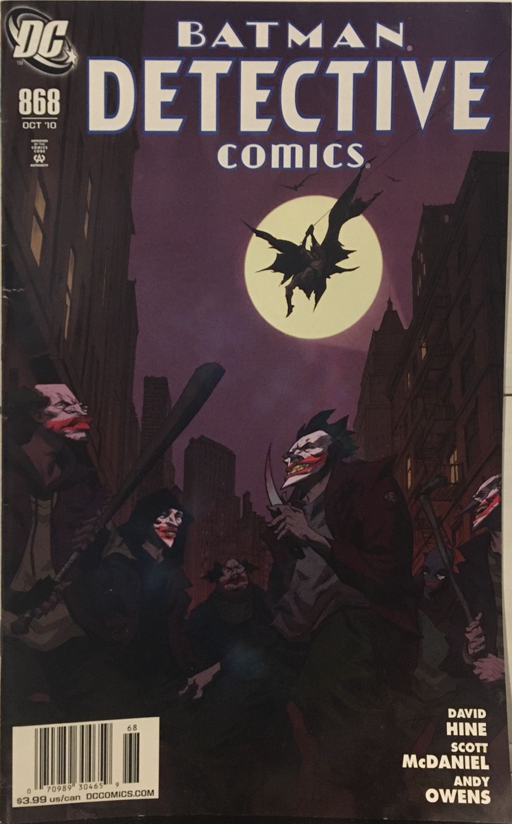 Detective Comics (1937) - DC (Detective Comics) (868 - Oct 2010) comic book collectible [Barcode 761941200194] - Main Image 2