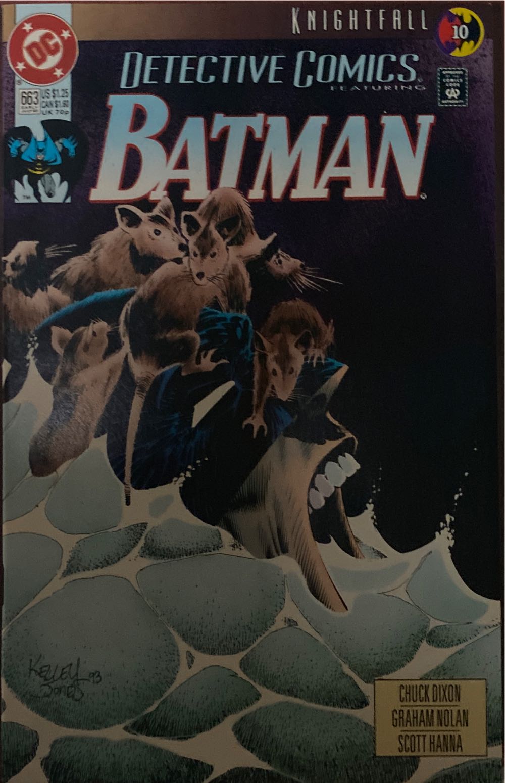 Detective Comics - DC (Detective Comics) (663 - Jul 1993) comic book collectible [Barcode 070992304653] - Main Image 3