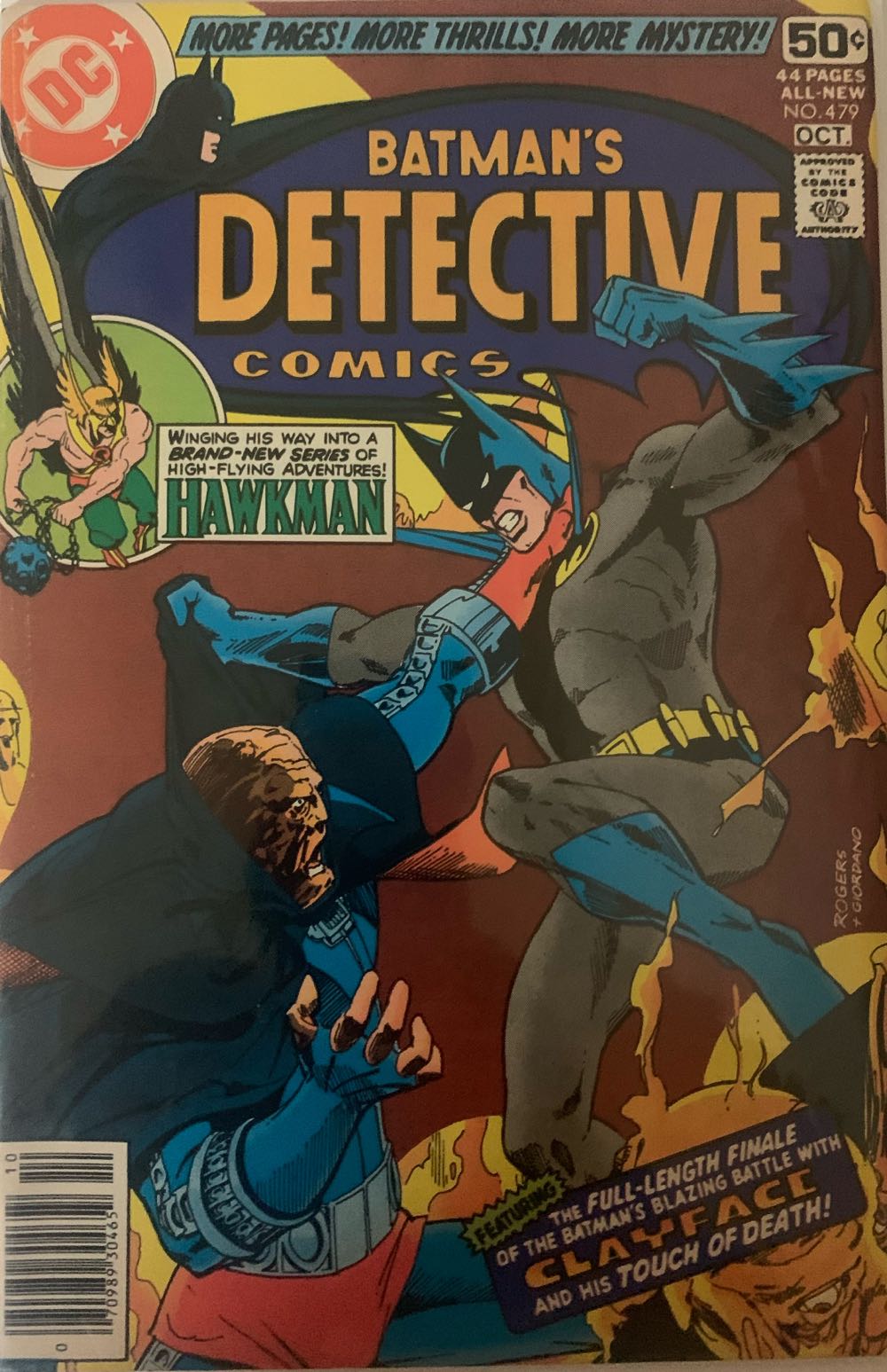 Detective Comics #479  (479 - 10/1978) comic book collectible [Barcode 761941200194] - Main Image 2