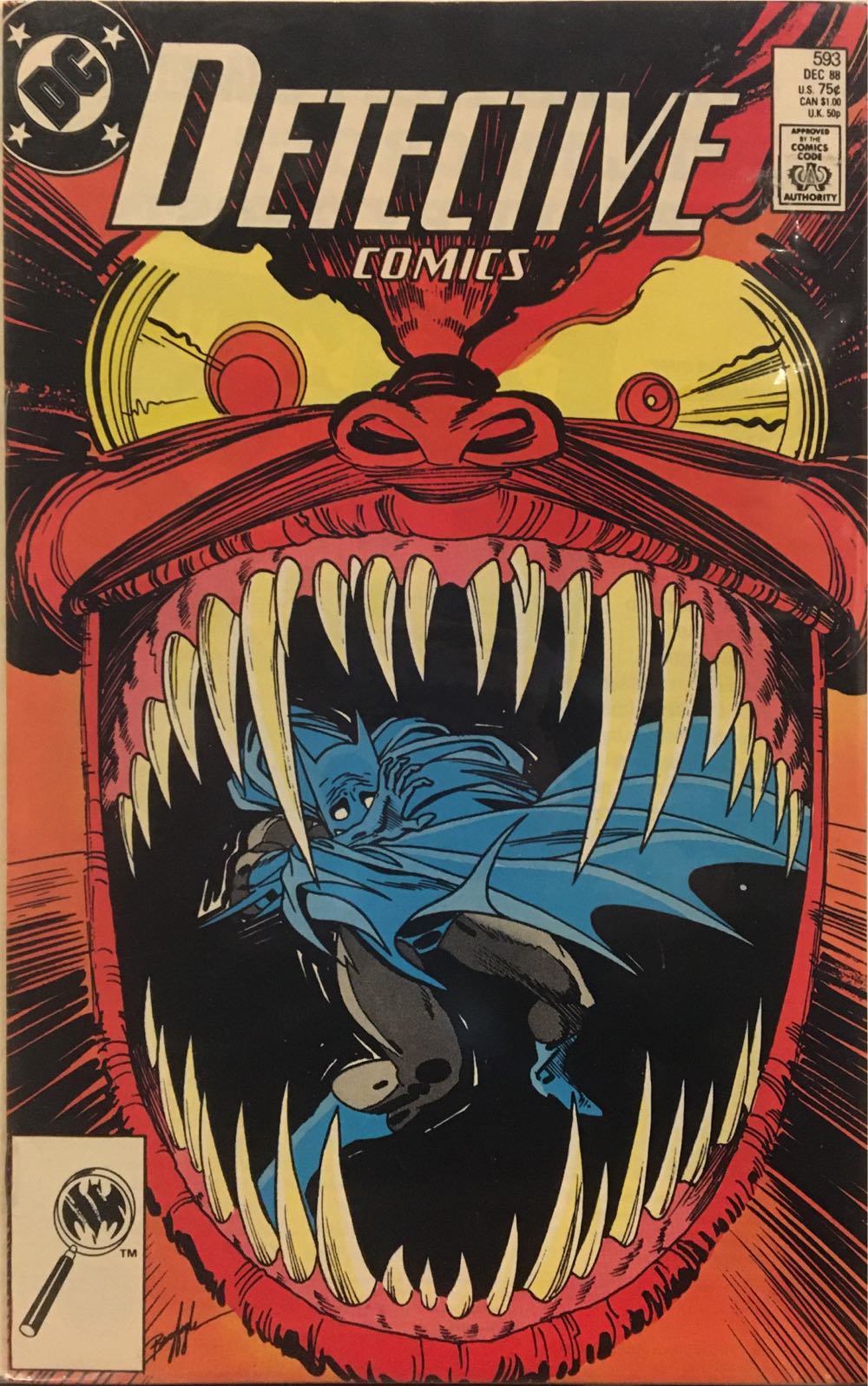 Detective Comics - DC (593 - Sep 1988) comic book collectible [Barcode 761941200194] - Main Image 2