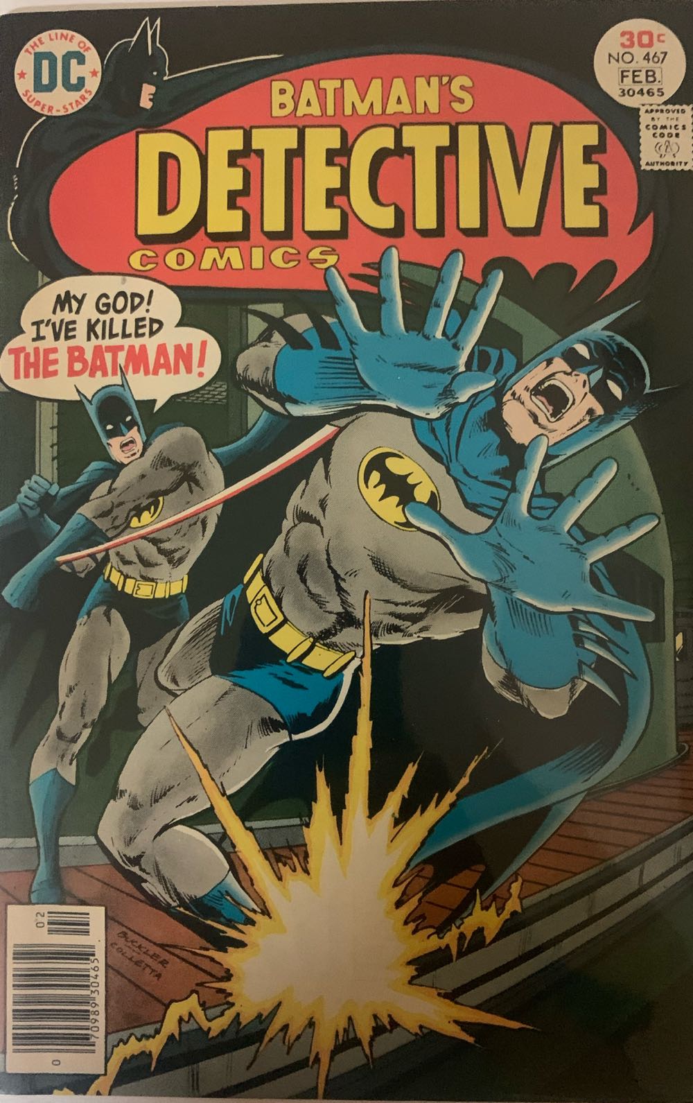 Detective Comics - DC Comics (467 - Feb 1977) comic book collectible [Barcode 070989304659] - Main Image 2