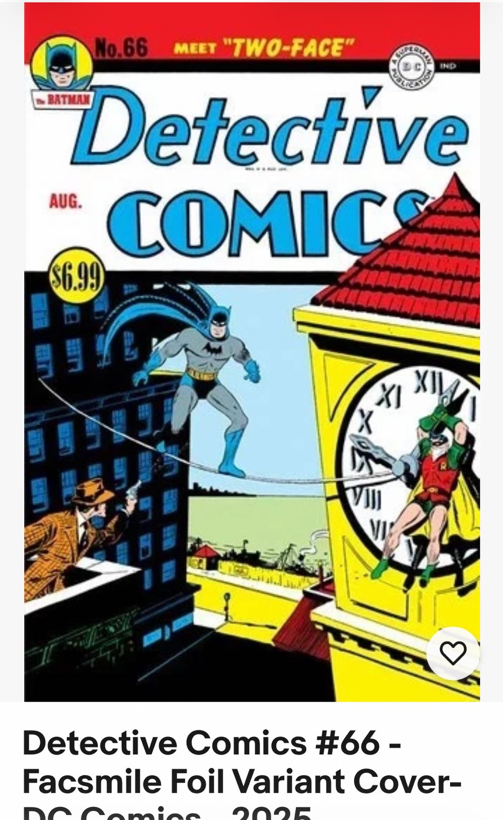Detective Comics - DC (Detective Comics) (66 - Aug 1942) comic book collectible [Barcode 761941200194] - Main Image 3