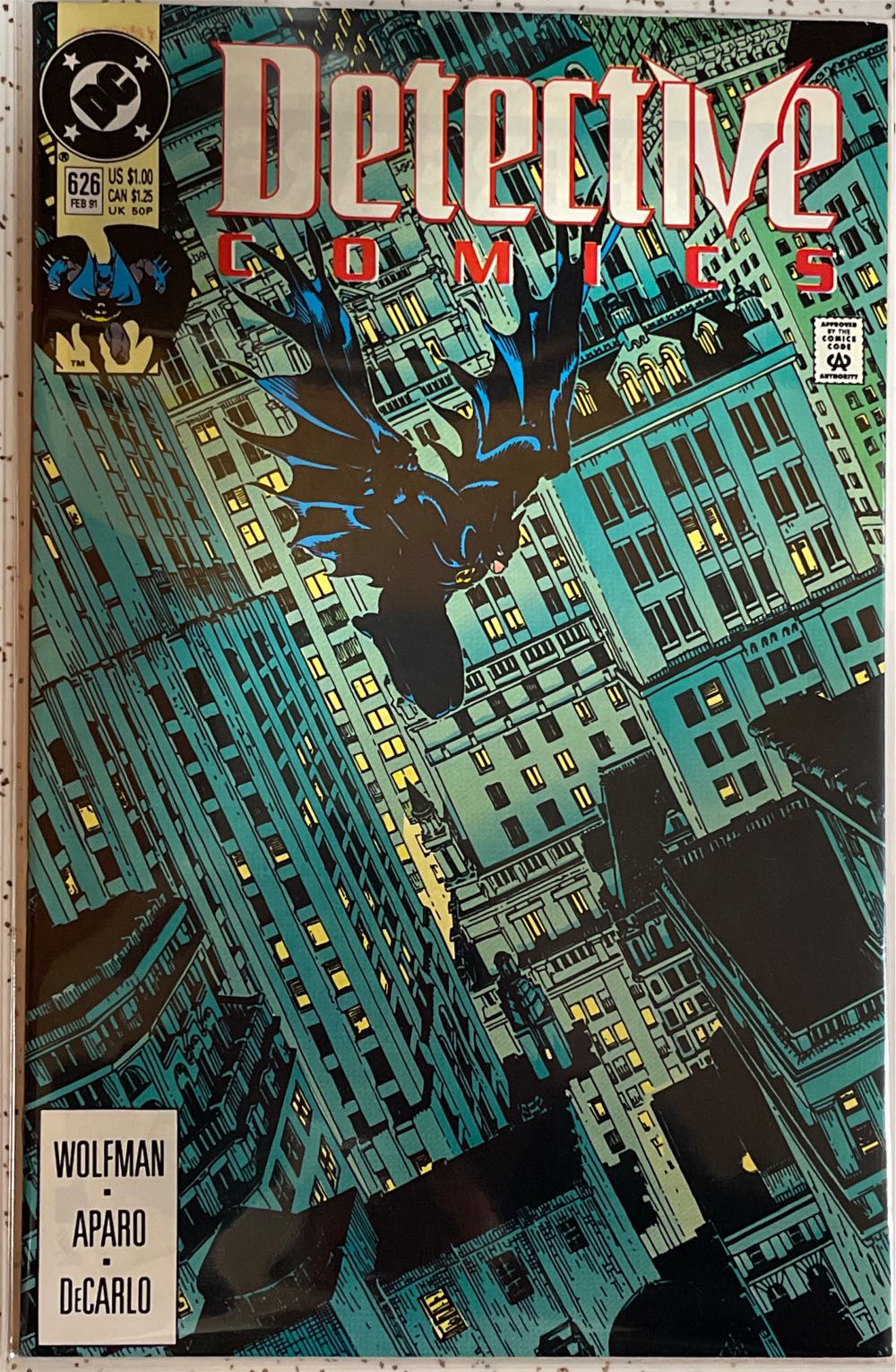 Detective Comics - DC Comics (626 - Feb 1991) comic book collectible [Barcode 761941200194] - Main Image 2