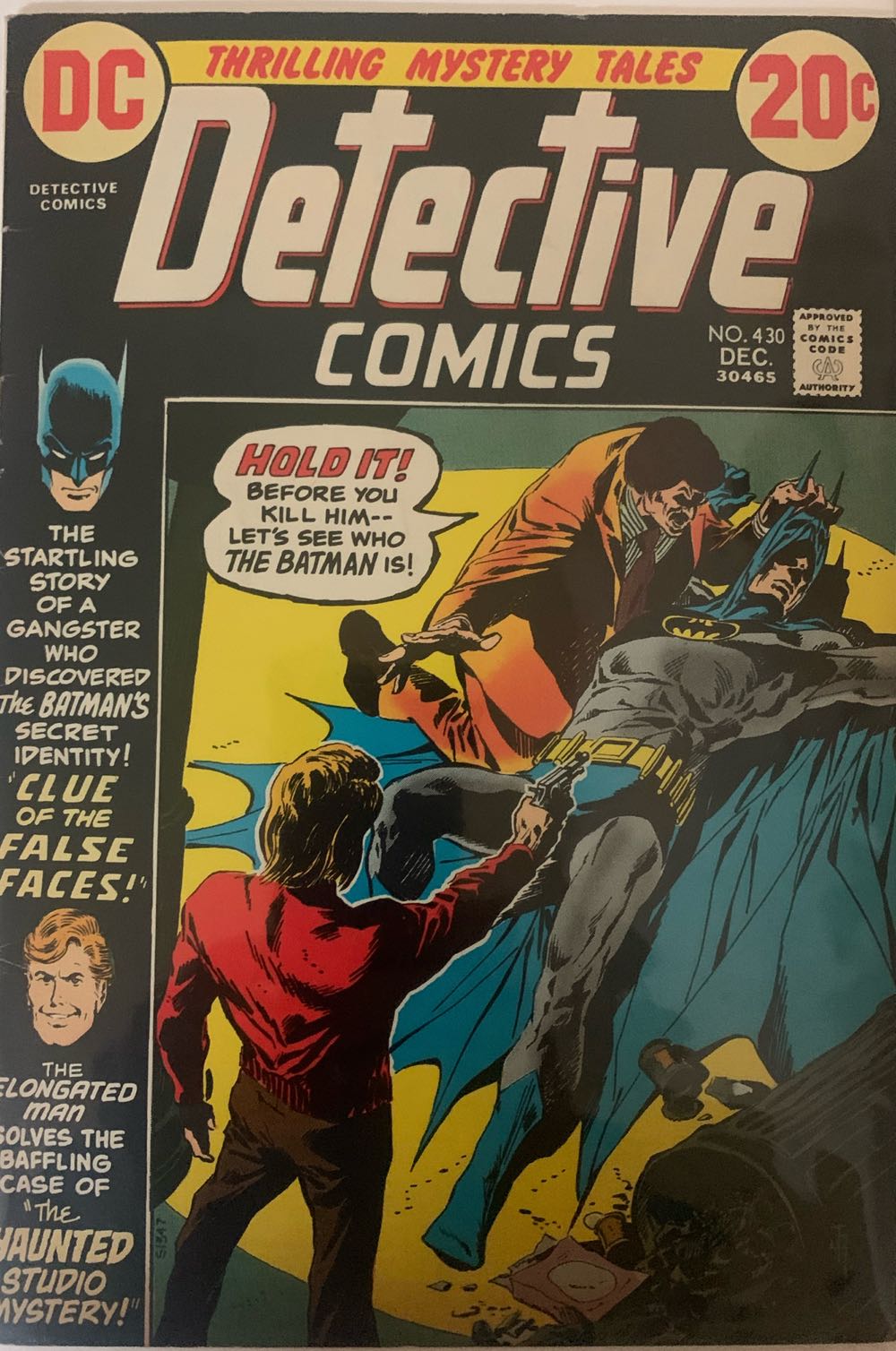 Detective Comics - DC (430 - Dec 1972) comic book collectible [Barcode 761941200194] - Main Image 2