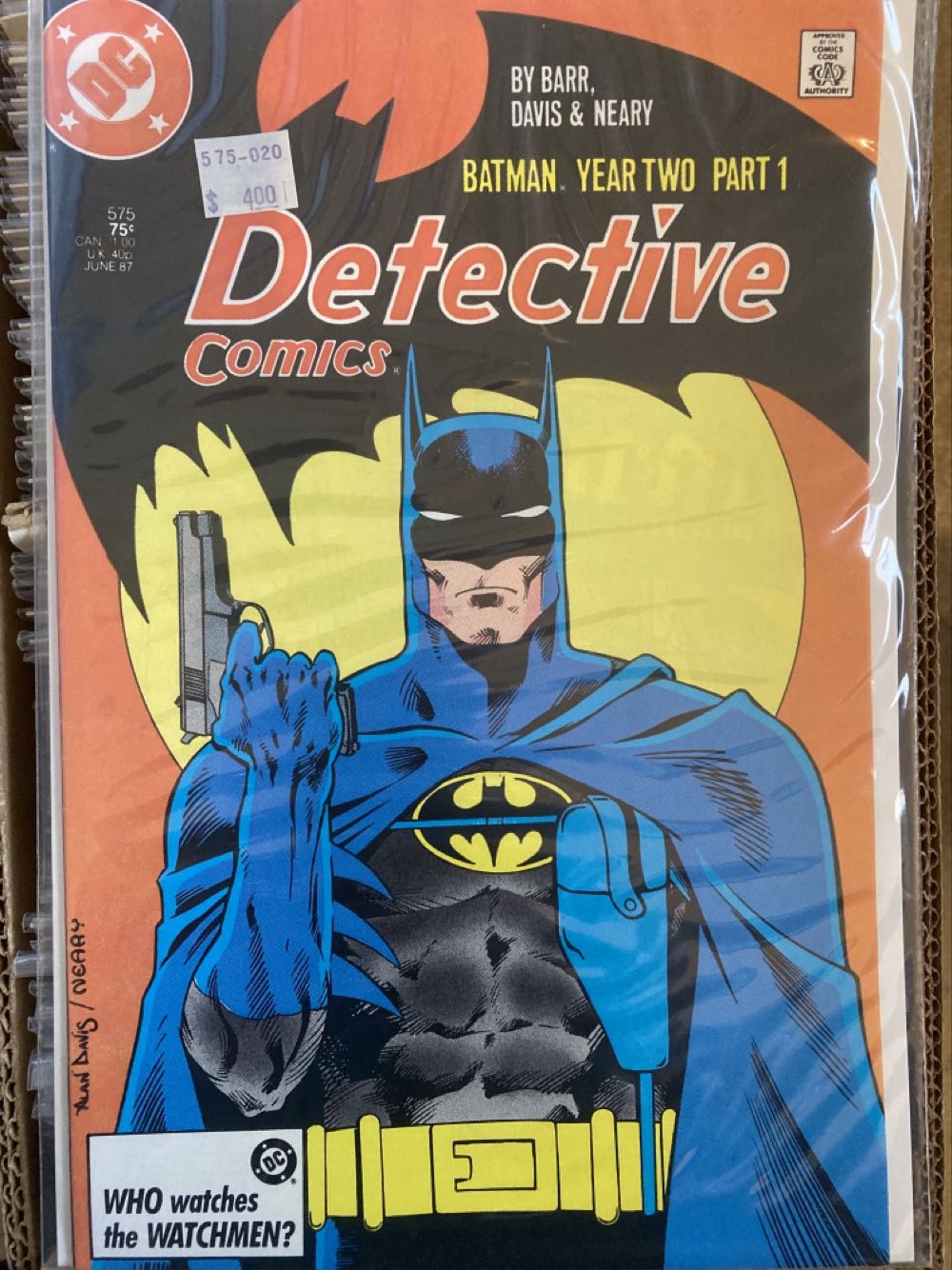 Detective Comics - DC Comics (575 - Jun 1987) comic book collectible [Barcode 761941200194] - Main Image 2