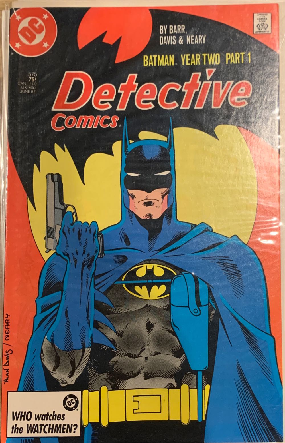 Detective Comics - DC Comics (575 - Jun 1987) comic book collectible [Barcode 761941200194] - Main Image 3