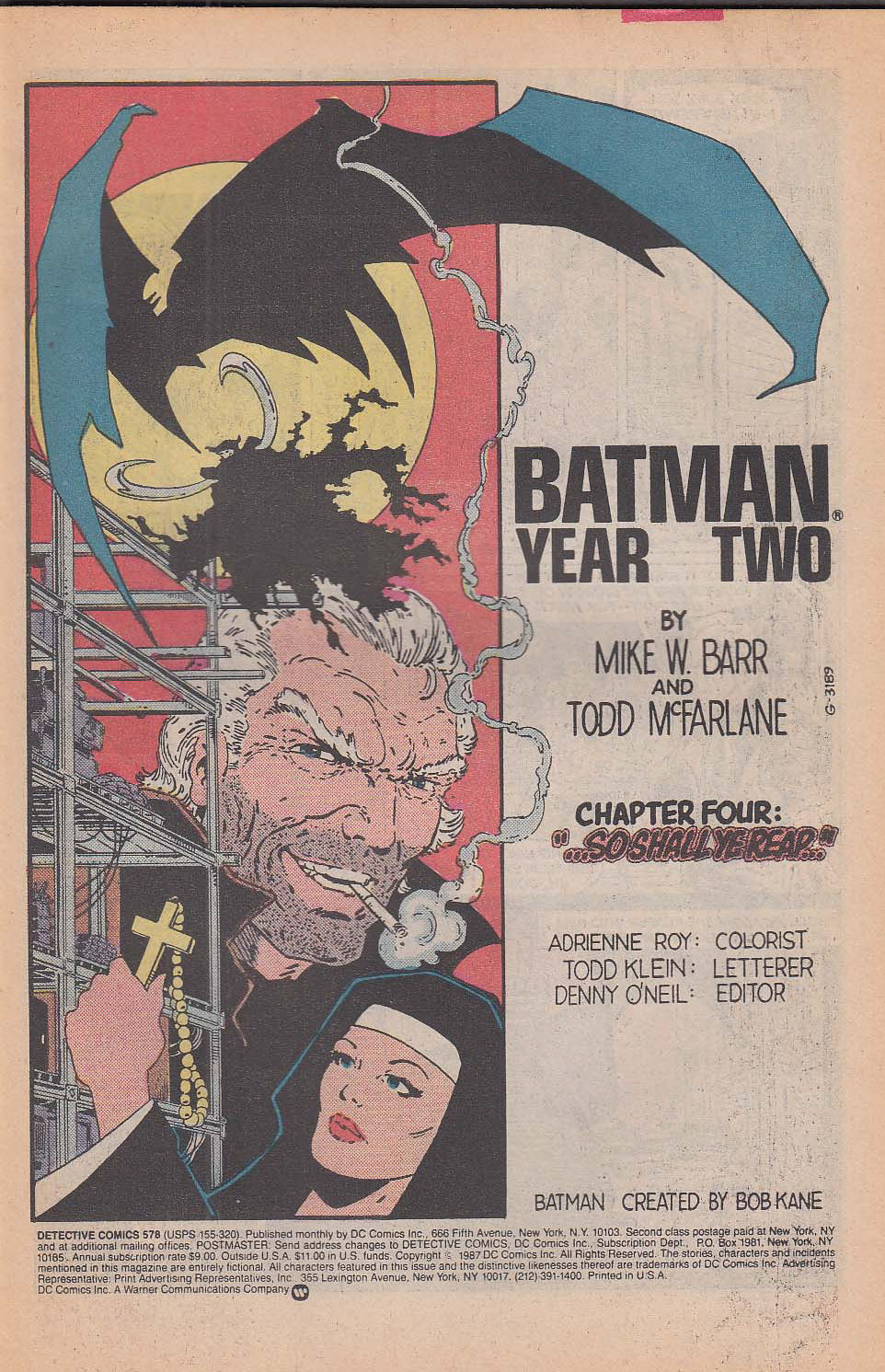 Detective Comics - DC Comics (578 - Sep 1987) comic book collectible [Barcode 761941200194] - Main Image 3