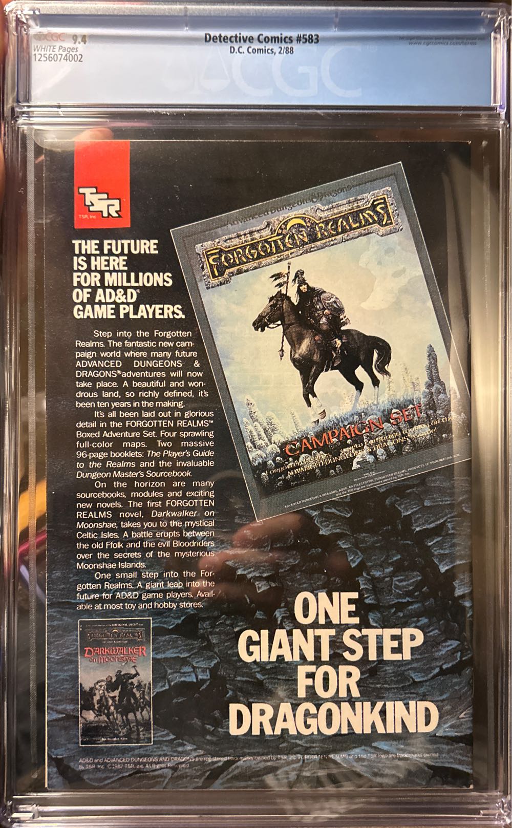 Detective Comics - DC Comics (583 - Feb 1988) comic book collectible [Barcode 761941200194] - Main Image 3