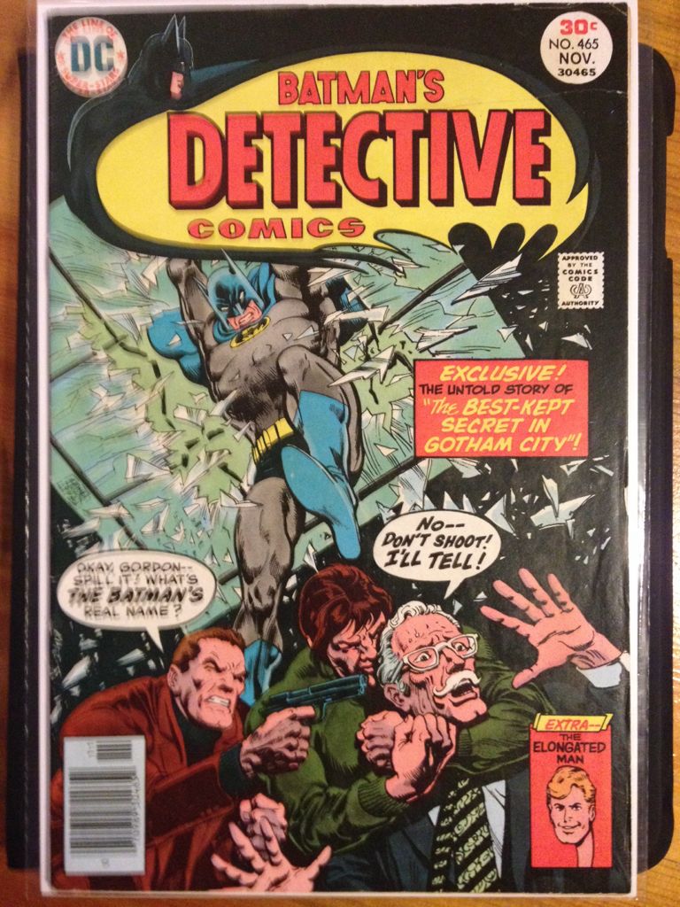 Detective Comics - DC (465 - Nov 1976) comic book collectible [Barcode 235689] - Main Image 1