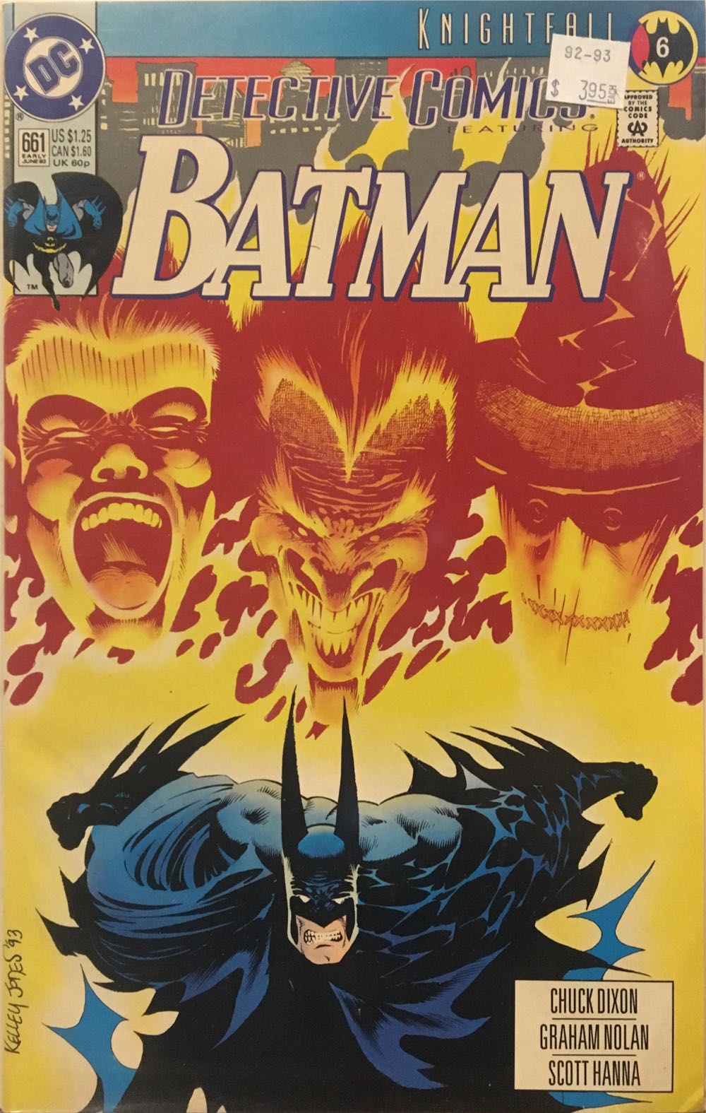 Detective Comics - DC (661 - Jun 1993) comic book collectible [Barcode 761941200194] - Main Image 2