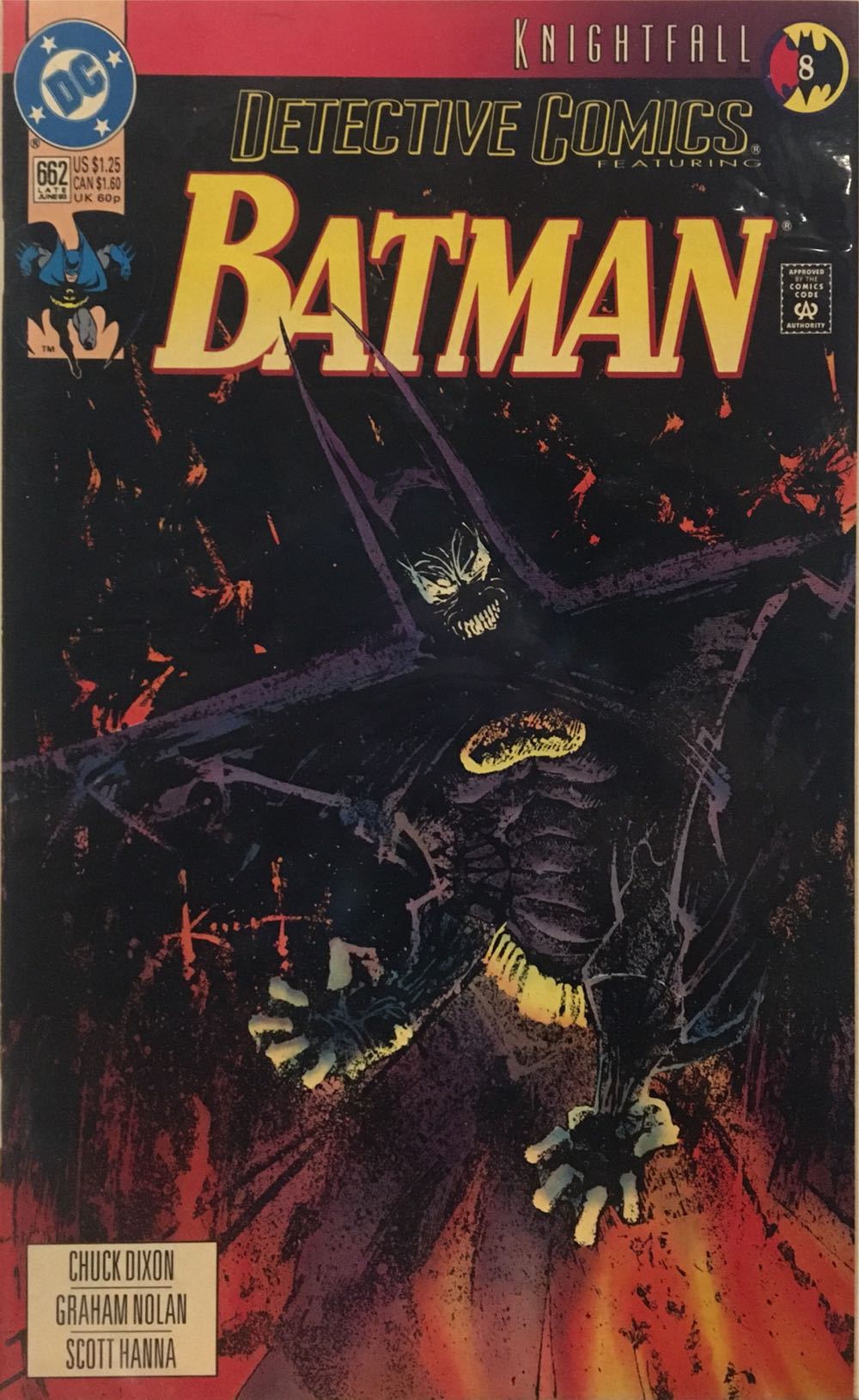 Detective Comics #662 - DC Comics (662 - 06/1992) comic book collectible [Barcode 761941200194] - Main Image 2