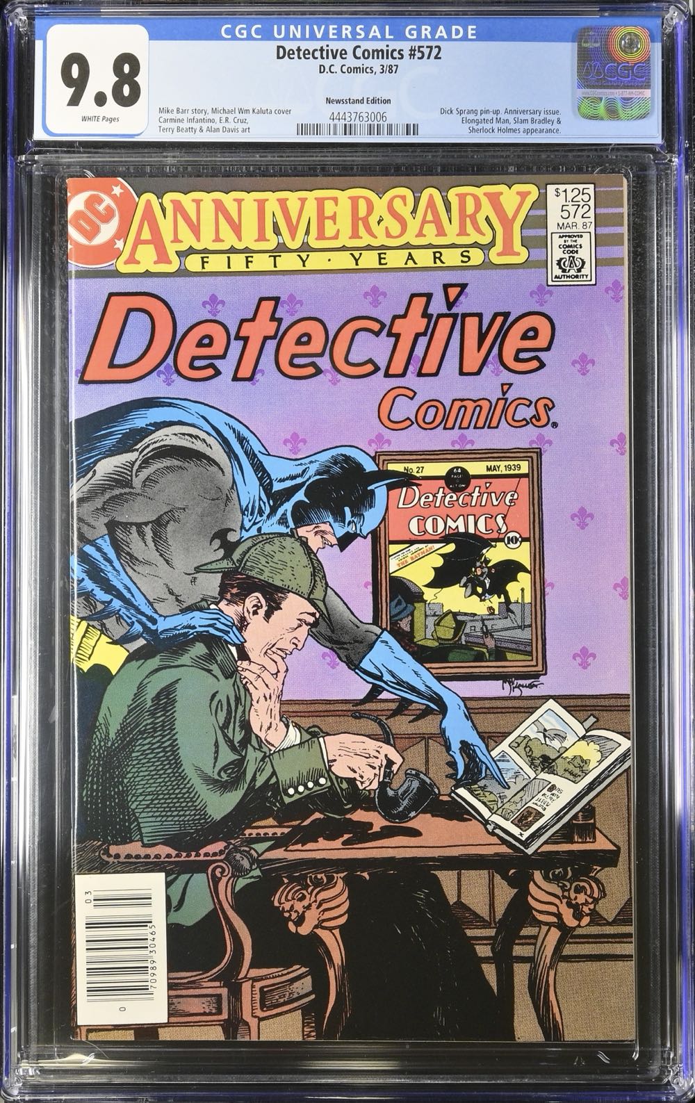 Detective Comics - DC Comics (572 - Mar 1987) comic book collectible [Barcode 070989304659] - Main Image 2