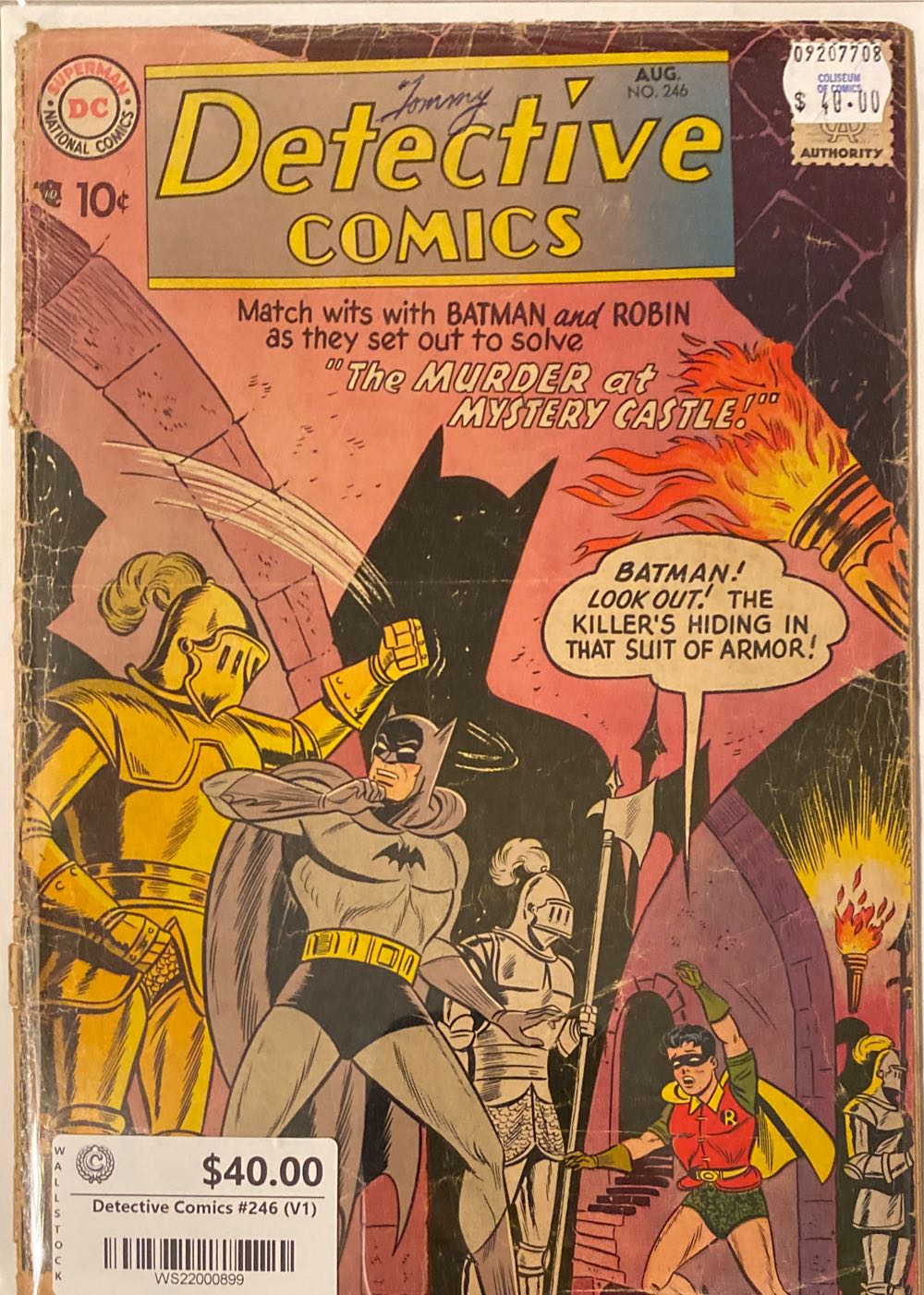 Detective Comics (Vol. 1) - DC Comics (246 - 08/1957) comic book collectible - Main Image 2