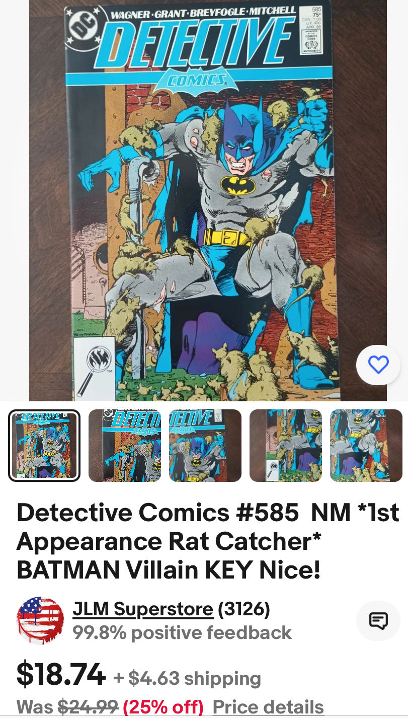 Detective Comics - DC (Detective Comics) (585 - Apr 1988) comic book collectible - Main Image 3